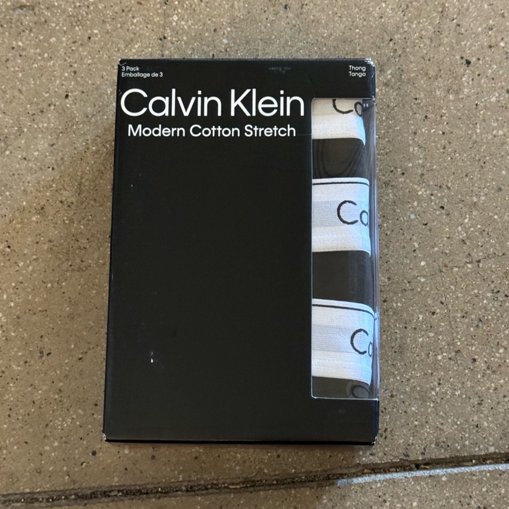 CALVIN KLEIN THONG 3pk